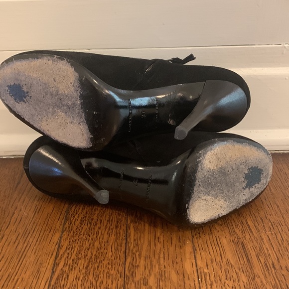 Balenciaga Black Suede Shoe Boot - Picture 4 of 7